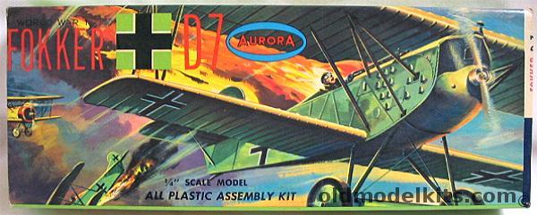 Aurora 1/48 Fokker D-7 - (D-VII), 106 plastic model kit